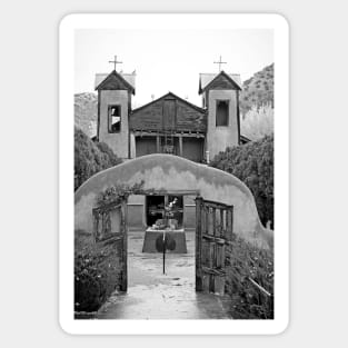 El Santuario de Chimayo Study 5 Sticker